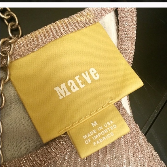 {Anthropologie} Maeve Lt Pink Sleeveless Swing Top - Picture 3 of 5